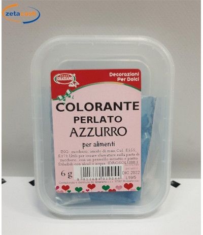 Colorante in polvere azzurro 6gr