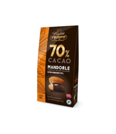 crispo 70% cacao mandorle 130gr