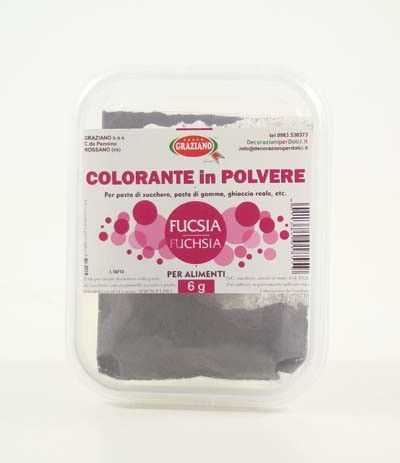 colorante in polvere fucsia 6g