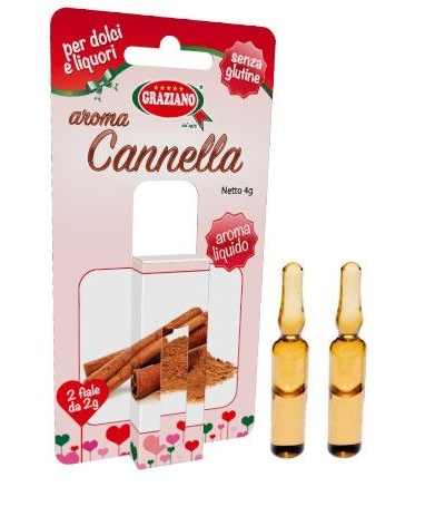 aroma cannella graziano- 2 fiale