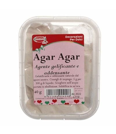 agar agar gelatina vegetale 40gr