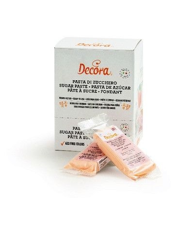 pasta di zucchero decora rosa carne-100gr