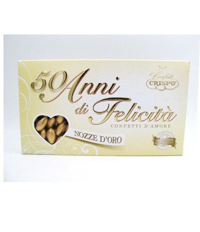 confetti mandorla extra pelata oro incartati 500gr