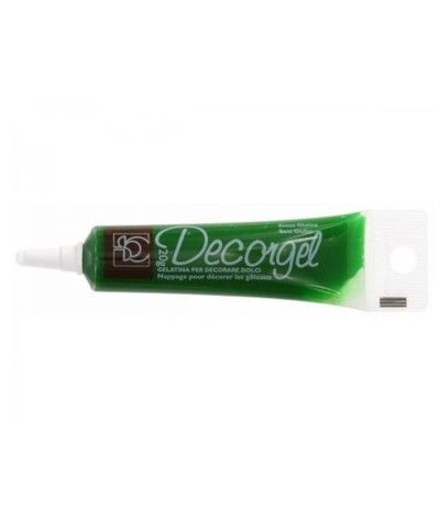 gel decorativo verde- 20 gr
