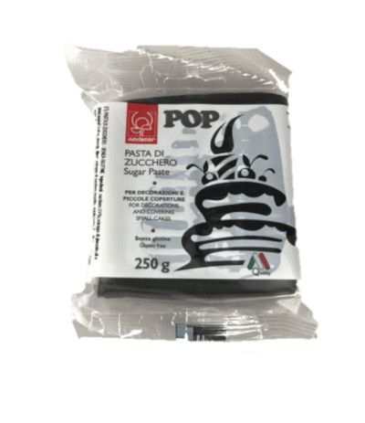 pasta di zucchero modecor pop nera-250 gr