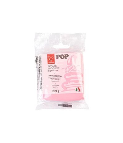 pasta di zucchero modecor pop rosa confetto-250 gr