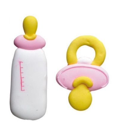 biberon di zucchero rosa- 7 cm