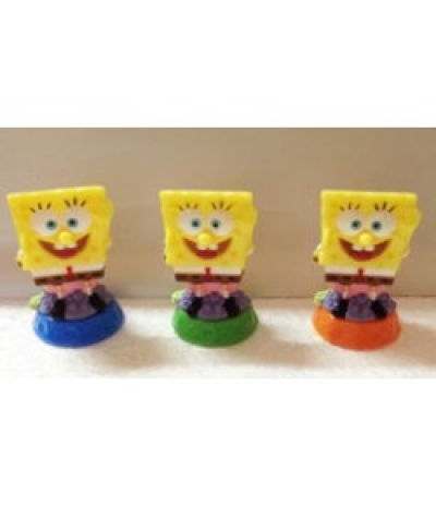 spongebob plastica base verde- 5 cm