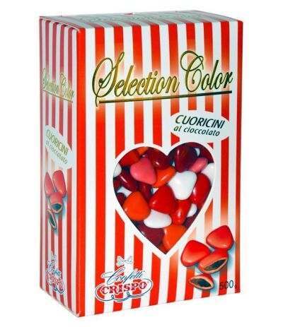 confetti cuoricini rossi selection- 500 gr
