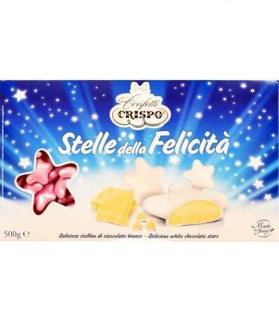 confetti crispo stelline rosa - 500 gr