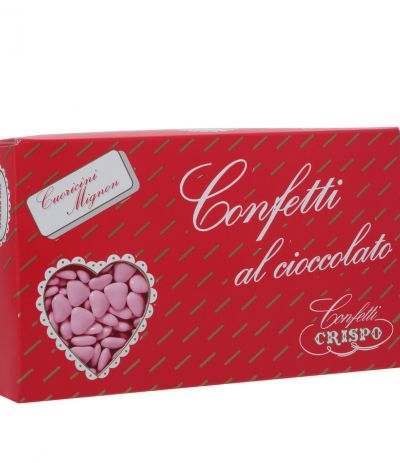 confetti crispo cuoricini rosa