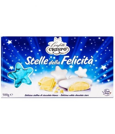 confetti crispo stelle azzurre perlate- 500 gr