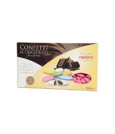 confetti crispo fucsia cioccolato fondente- 1kg