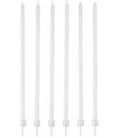 candele singole bianche spesse- 20 cm
