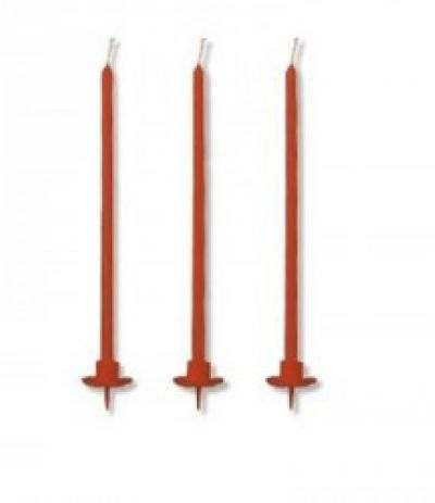 candelina alta spessa rossa- 20 cm