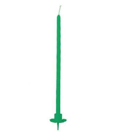 candeline alte spesse verdi- 20 cm
