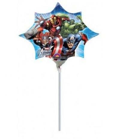 palloncino mylar mini shape avengers stella- 27 cm