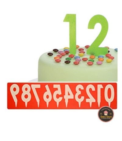 stampino in silicone numbers