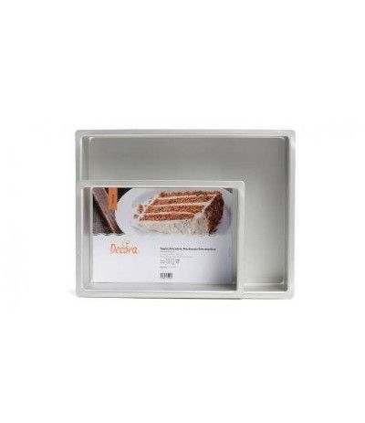 teglia anodizzata rettangolare 7,5 h x 30 x 40 cm
