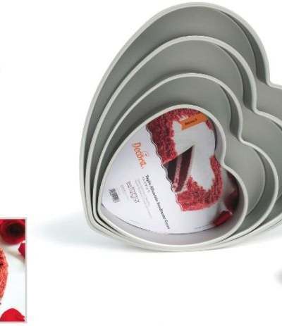 teglia anodizzata cuore 7,5h 15cm
