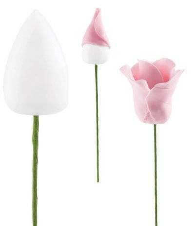 supporti in plastica per rose 24 pezzi