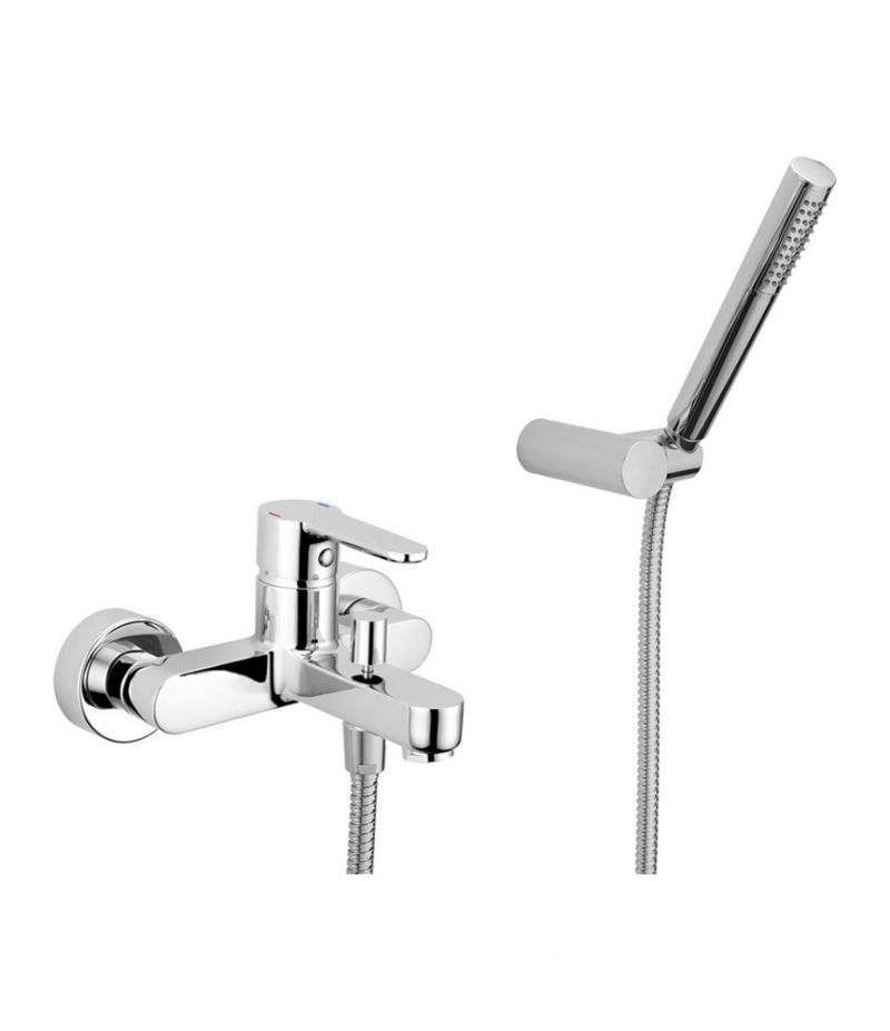 Miscelatore monocomando vasca completo Cisal Tender cromo