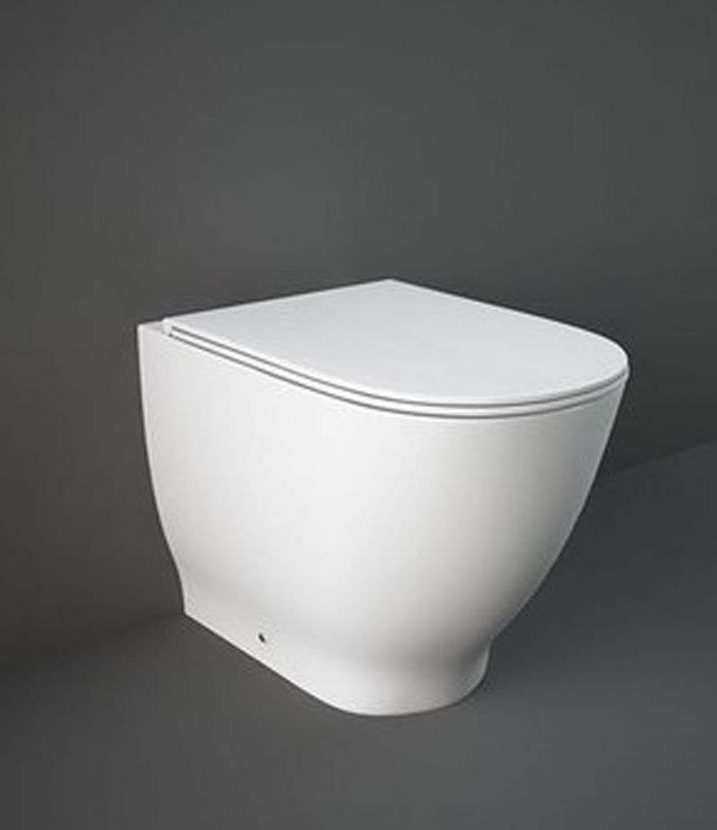 Vaso a pavimento filo muro RIMLESS RAK MOON
