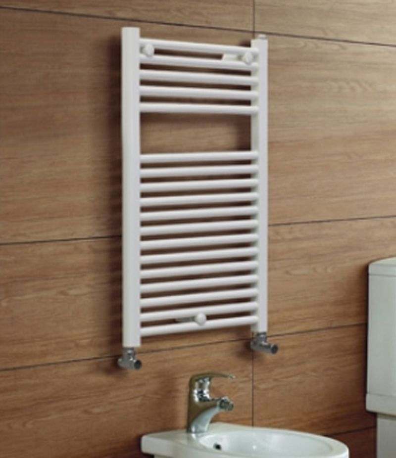 Termoarredo scaldasalviette 770x600 mm bianco interasse 570 mm