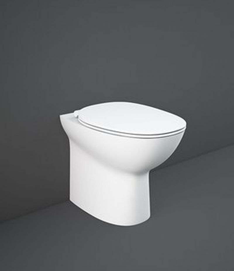 Vaso a pavimento filo muro RIMLESS RAK MORNING