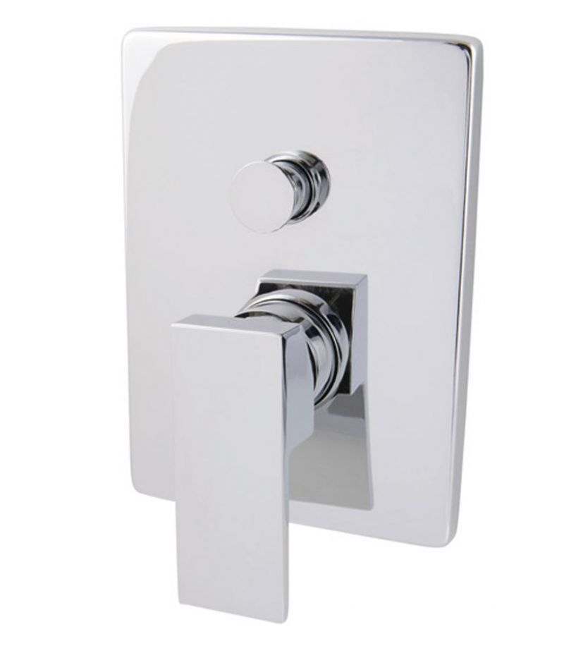 Miscelatore doccia incasso con deviatore square SILENE