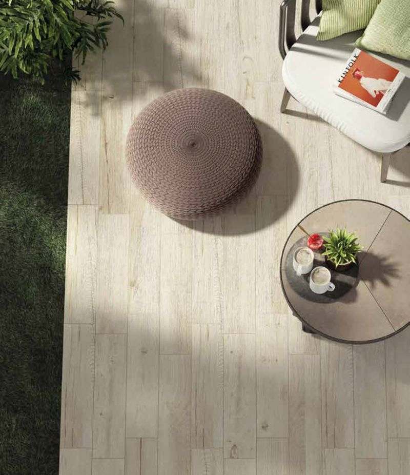 Gres Porcellanato DARING IVORY 24x150 cm effetto legno CERAMICA RONDINE