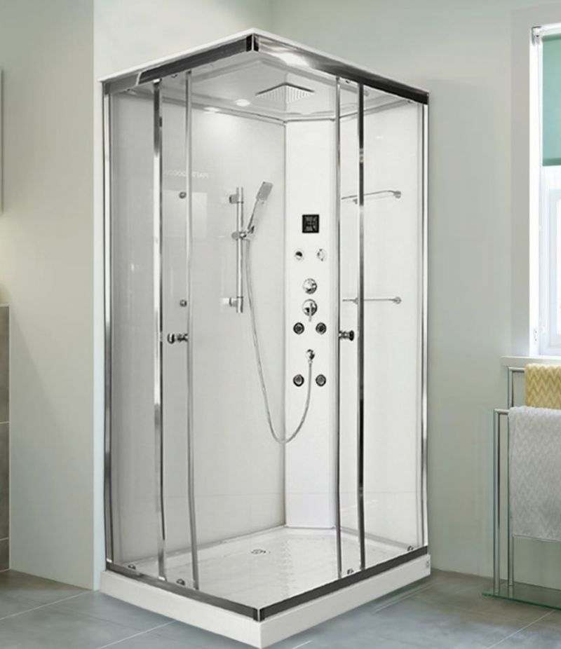 Cabina doccia multifunzione HYDRO 70x90 cm wellness - (1)