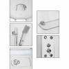 Thumb Cabina doccia multifunzione HYDRO 90x90 cm semicircolare wellness - (3)