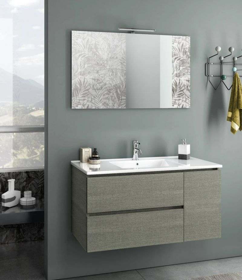 mobile bagno 100 cm sospeso