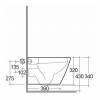 Thumb Vaso sospeso con fissaggi nascosti RIMLESS RAK RESORT - (4)