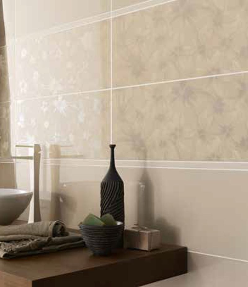 Rivestimento decoro ATMOSPHERE ARGILE DAME BRILLANT 25x60 cm DOM CERAMICHE