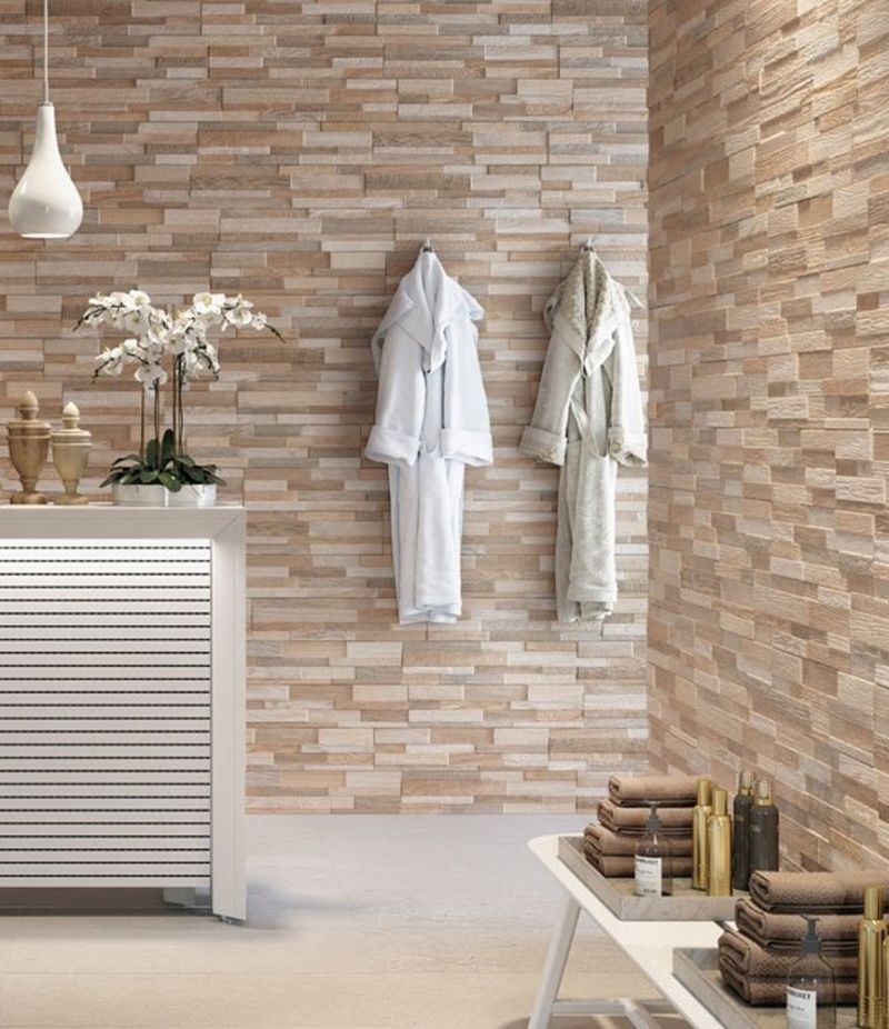 Gres Porcellanato WALL ART SAND 15x61 cm rivestimento effetto muretto CERAMICA RONDINE