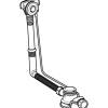 Thumb Sifone per vasca da bagno con comando a pulsante PushControl con prolunga orizzontale GEBERIT - (2)