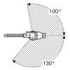 Thumb Sifone per vasca da bagno con comando a pulsante PushControl con prolunga orizzontale GEBERIT - (3)