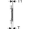 Thumb Placca di comando in vetro bianca SIGMA70 doppio tasto GEBERIT - (4)