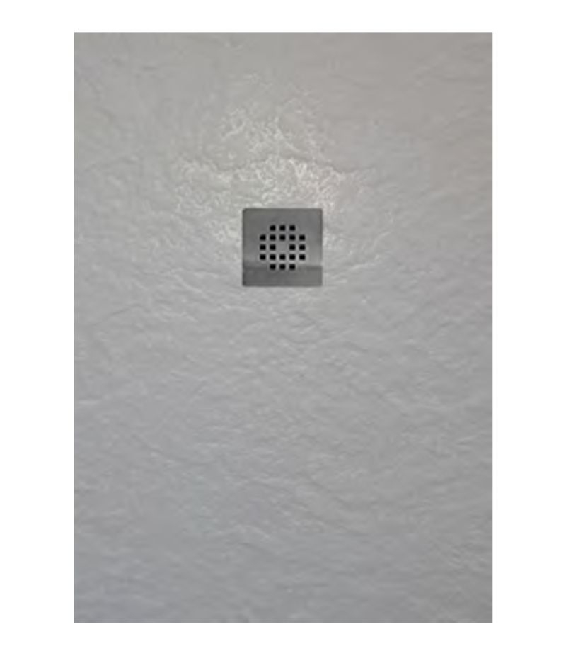 Piatto doccia in mineralmarmo  ultraflat H.2,8 cemento in resina effetto pietra riducibile