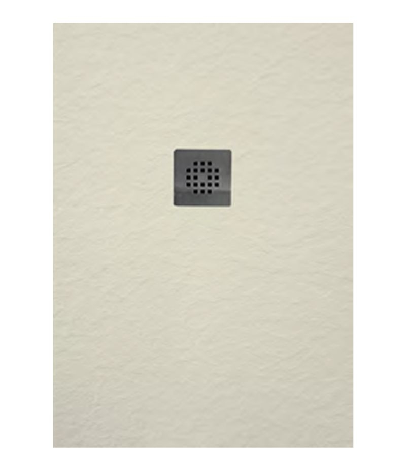 Piatto doccia in mineralmarmo ultraflat H.2,8 beige in resina effetto pietra riducibile