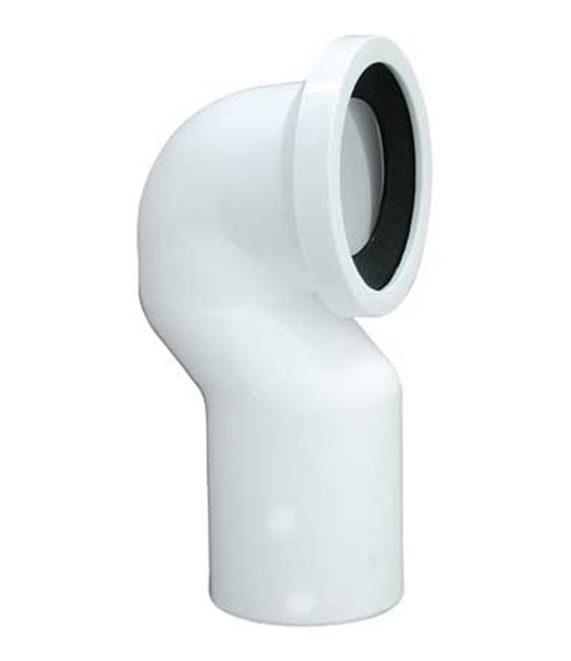 Curva per WC per scarico universale D. 110 con guarnizione