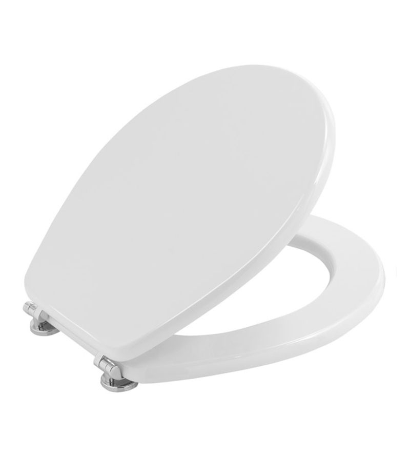 Sedile WC per sanitari modello VICTORIA-COLIBRI in MDF bianco laccato GEDY