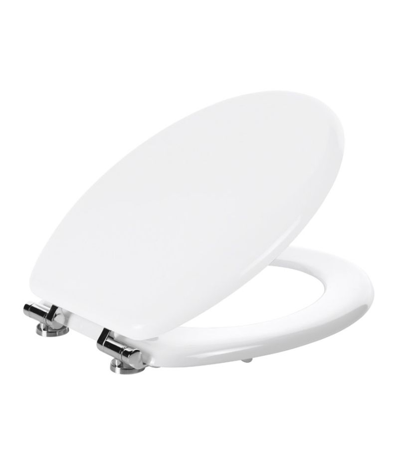 Sedile WC universale soft close in MDF bianco laccato GEDY