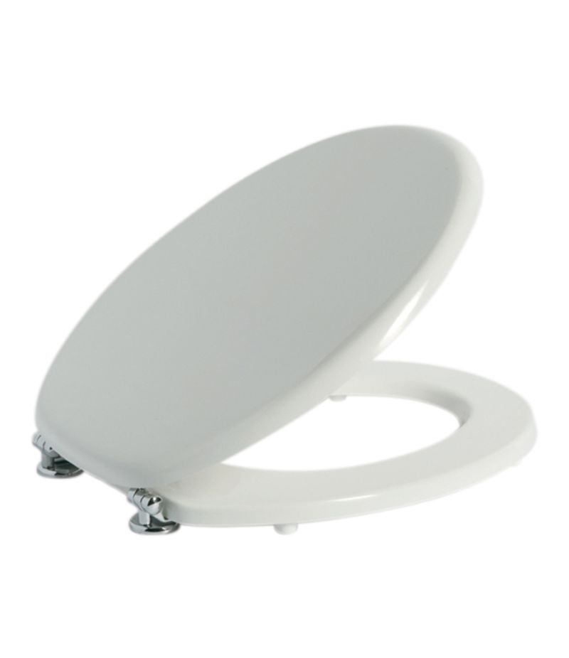 Sedile WC universale in MDF colato bianco SAPAL