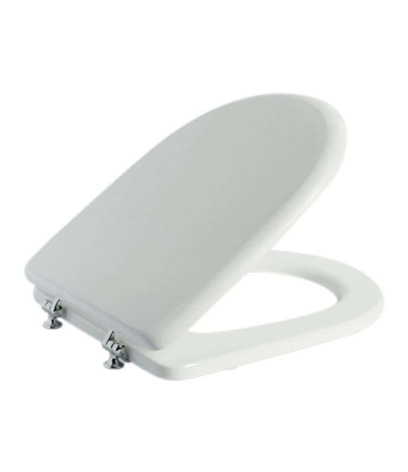 Sedile WC per sanitari modello YDRA in MDF colato bianco SAPAL