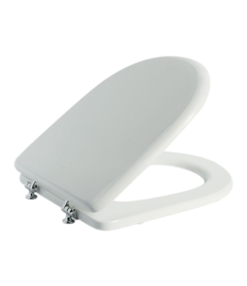 Sedile WC per sanitari modello CLODIA in MDF colato bianco SAPAL