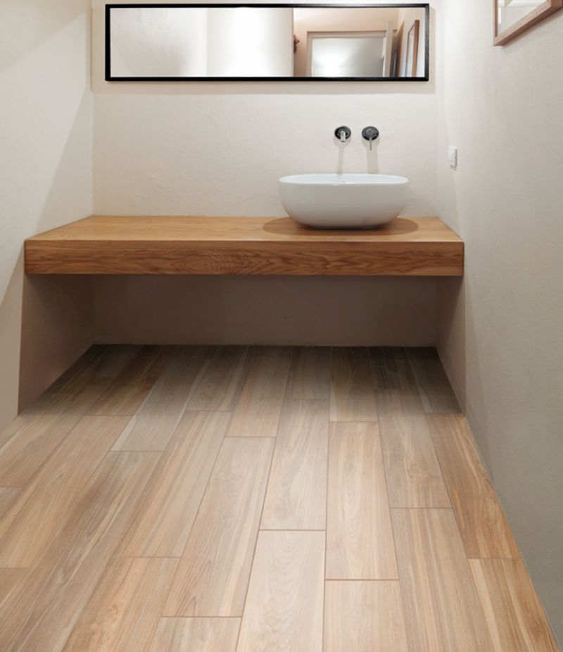 Gres Porcellanato KANSAS MIELE 17x62 cm effetto legno