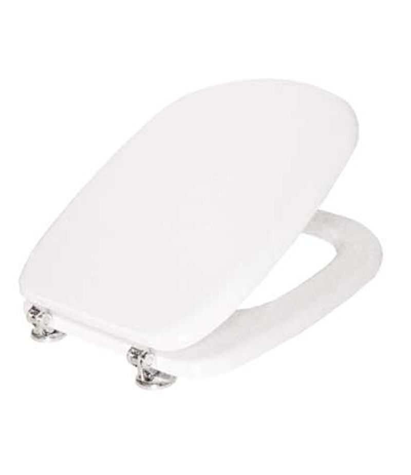 Sedile WC per sanitari modello TESI in MDF colato bianco SAPAL